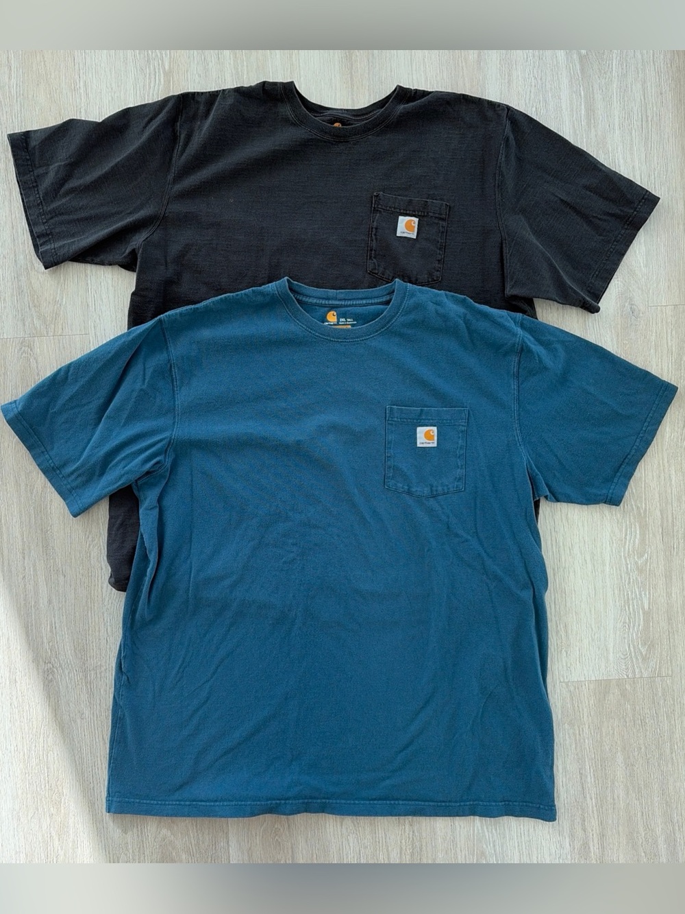 Carhartt K87 Pocket Tees 2-Pack 2XL blue black